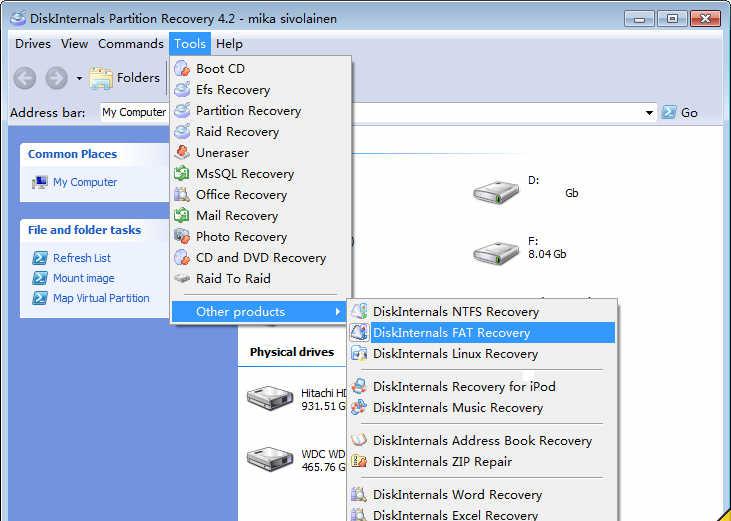 DiskInternals Partition Recovery Portable